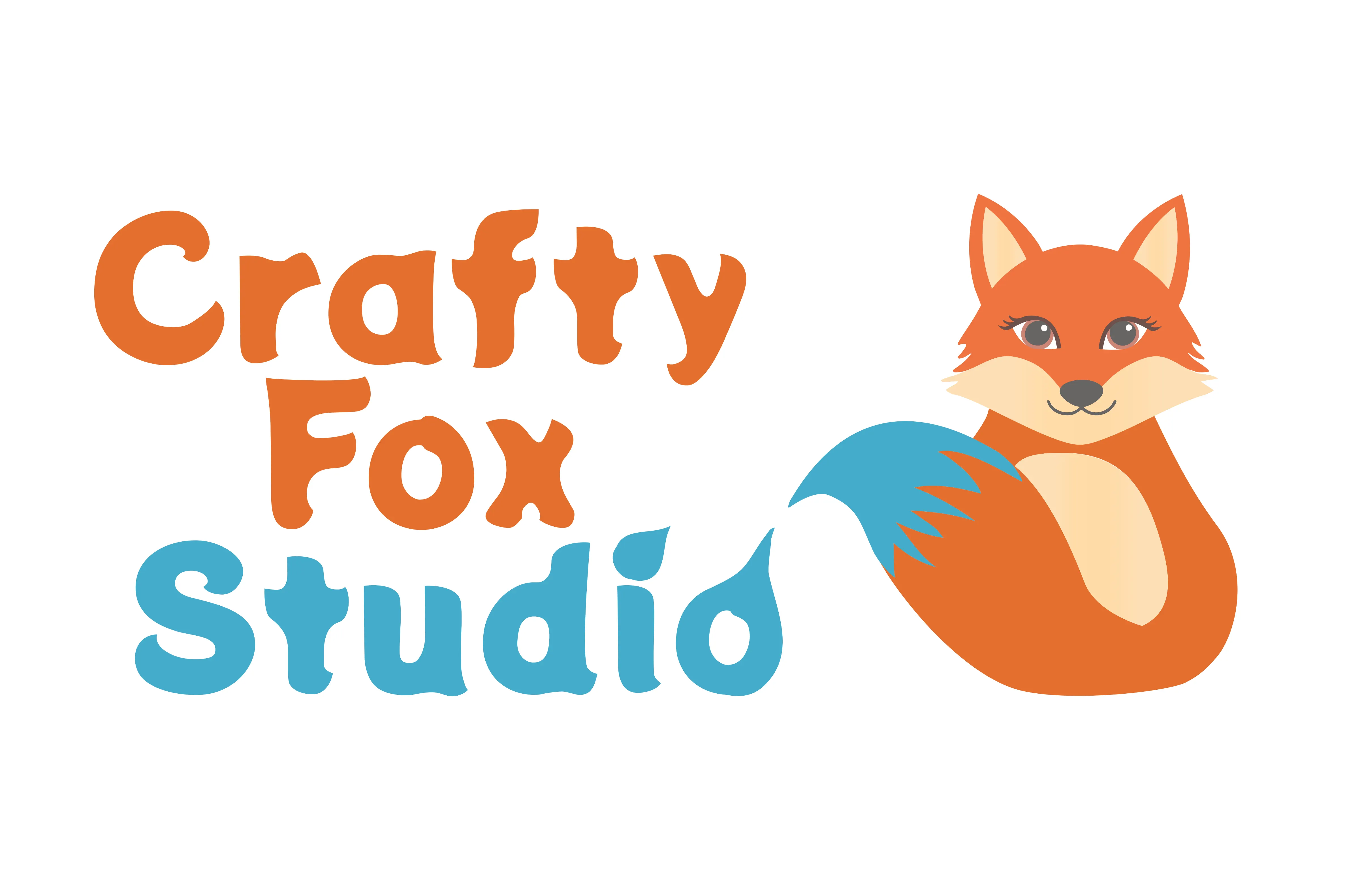 Final logo for Crafty Fox Studio